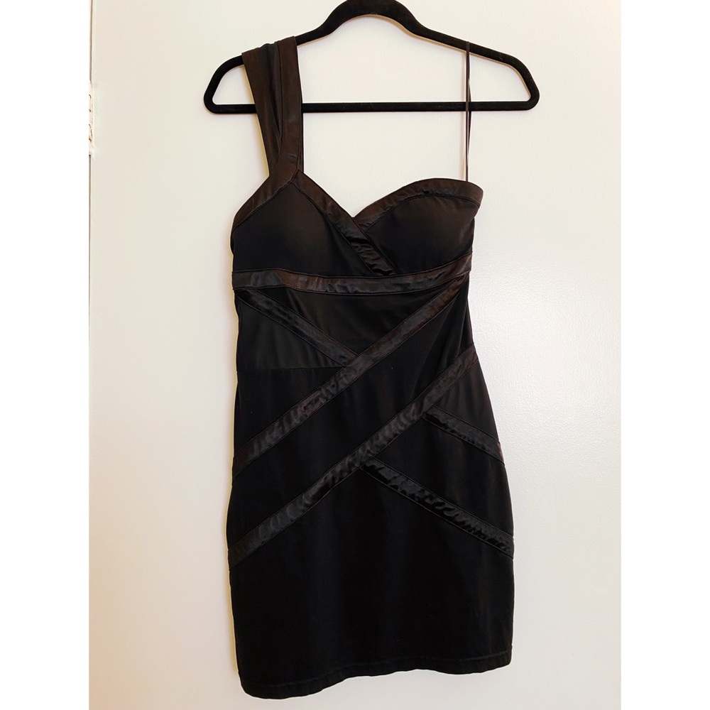 Silence and Noise Sweetheart Neckline Dress, Black, Medium